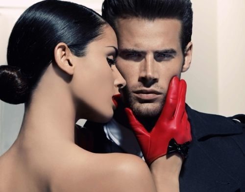 Tobacco Company Print Ad Male and Female Models - Paid 