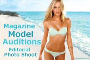 Magazine Editorial Photo Shoot Models Auditions